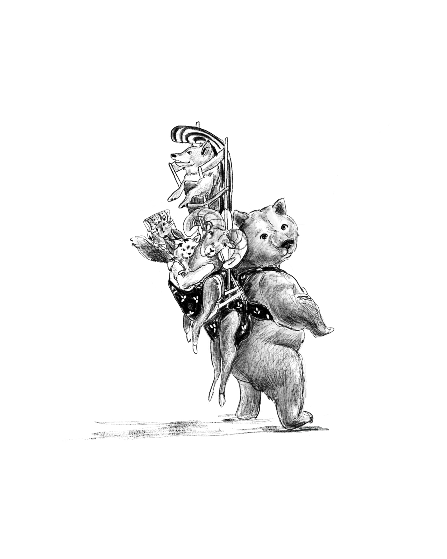 Bear Carrying the Band