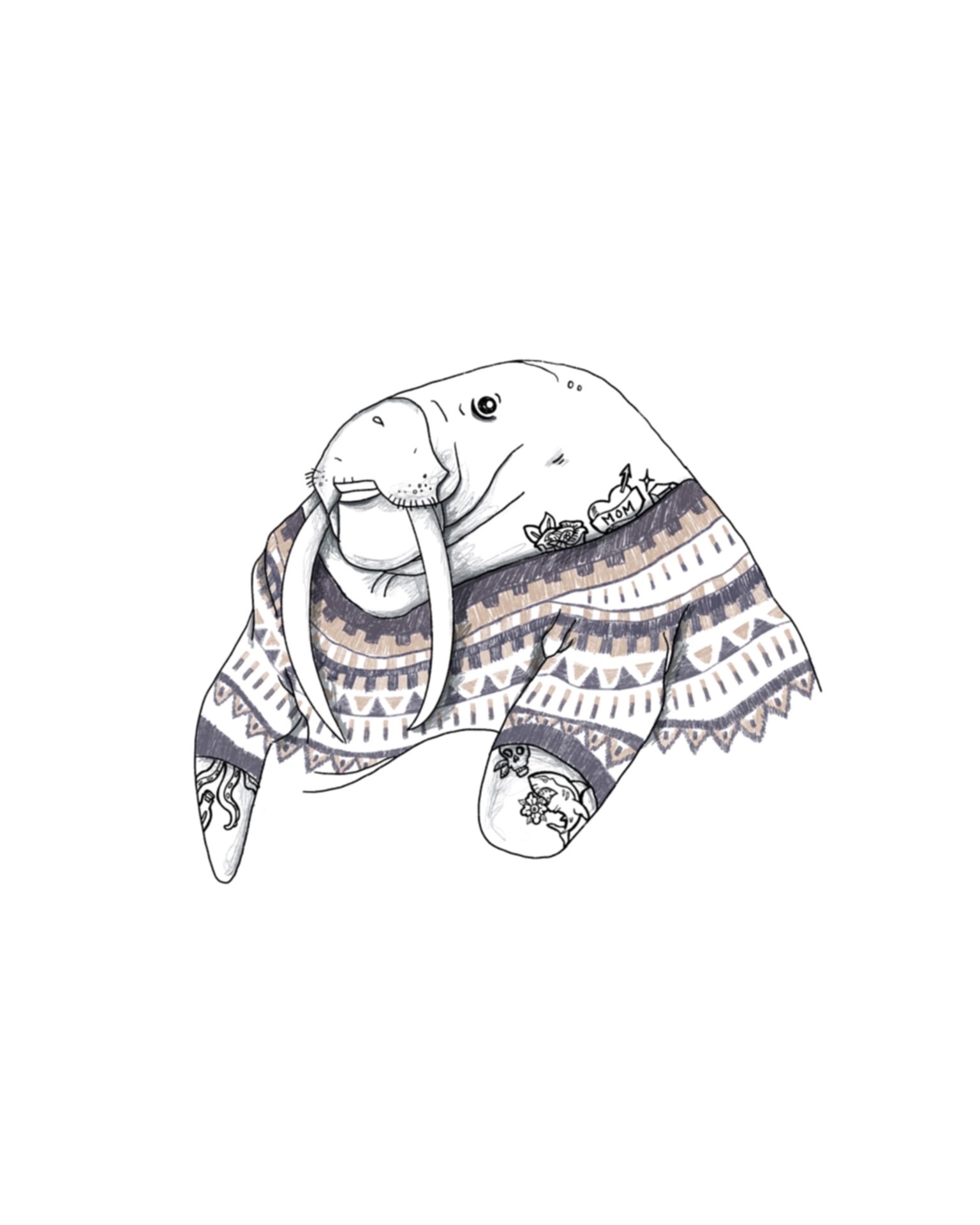 Walrus in a Sweater